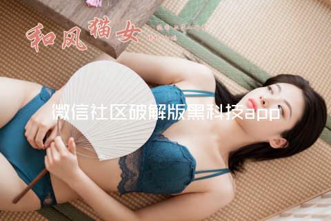 微信社区破解版黑科技app